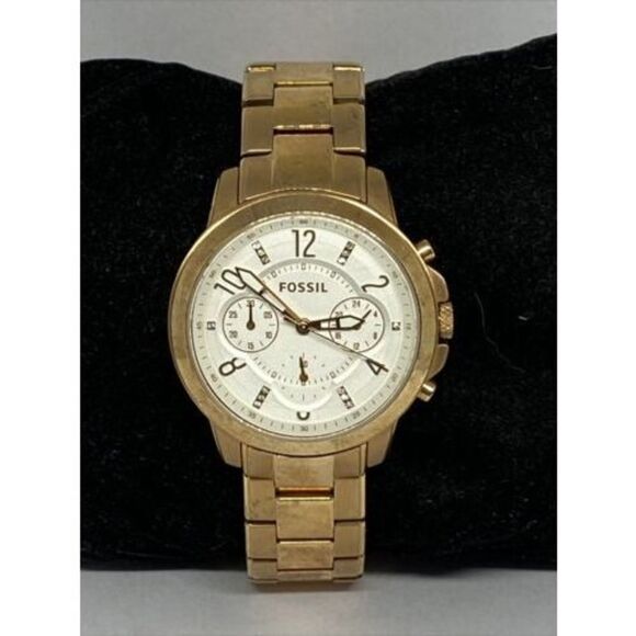 Fossil Gwynn ES4035 Women's Stainless Steel Analog Dial Quartz Wrist Watch VK350 - Picture 1 of 12